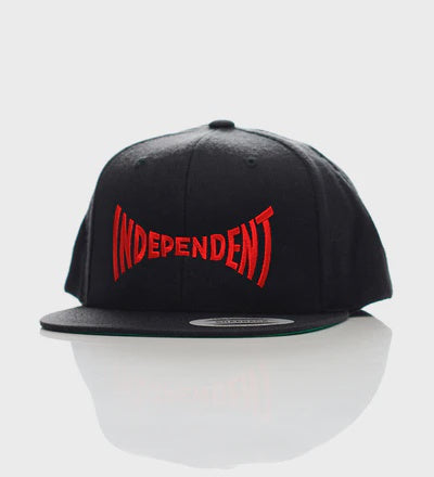 Independent Snapback Span Cap - Black/Dark Red
