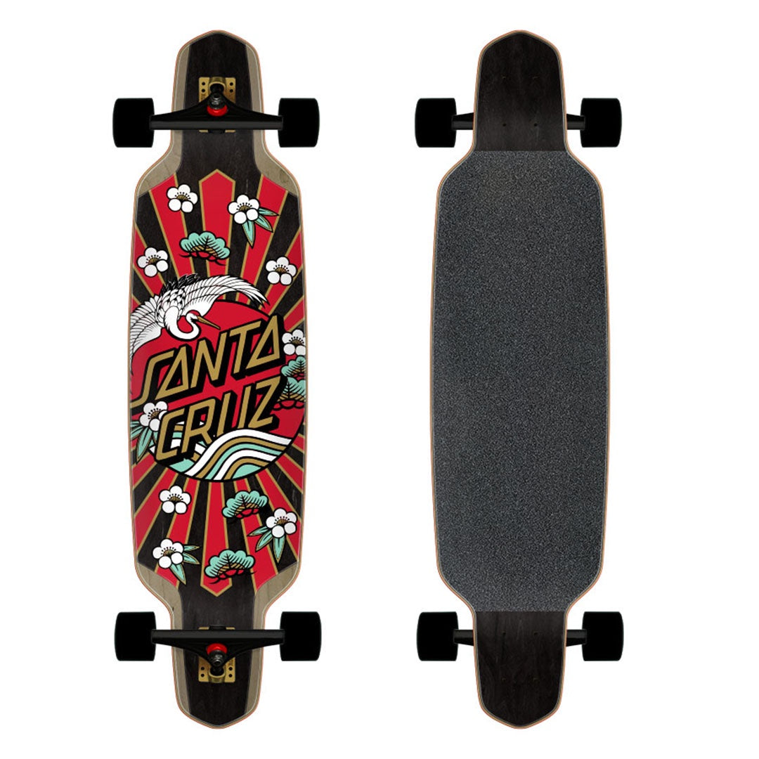 Santa Cruz Drop Down Crane Dot Longboard Complete