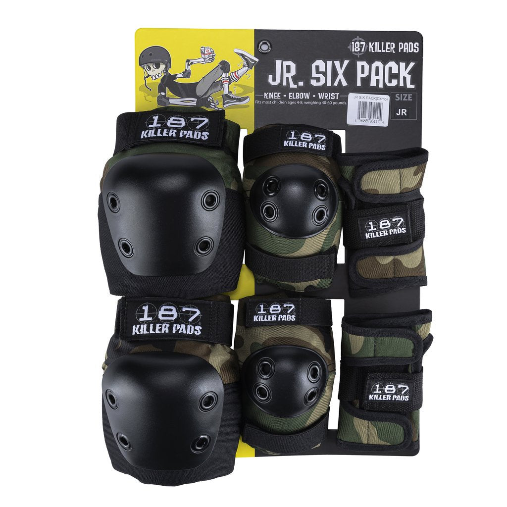 187 Junior Six Pack Pad Set - Camo
