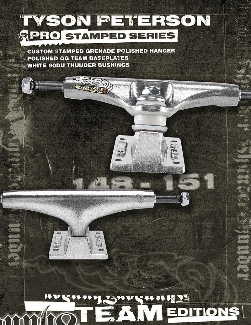 Thunder Tyson Peterson Stamped Pro Edition Trucks