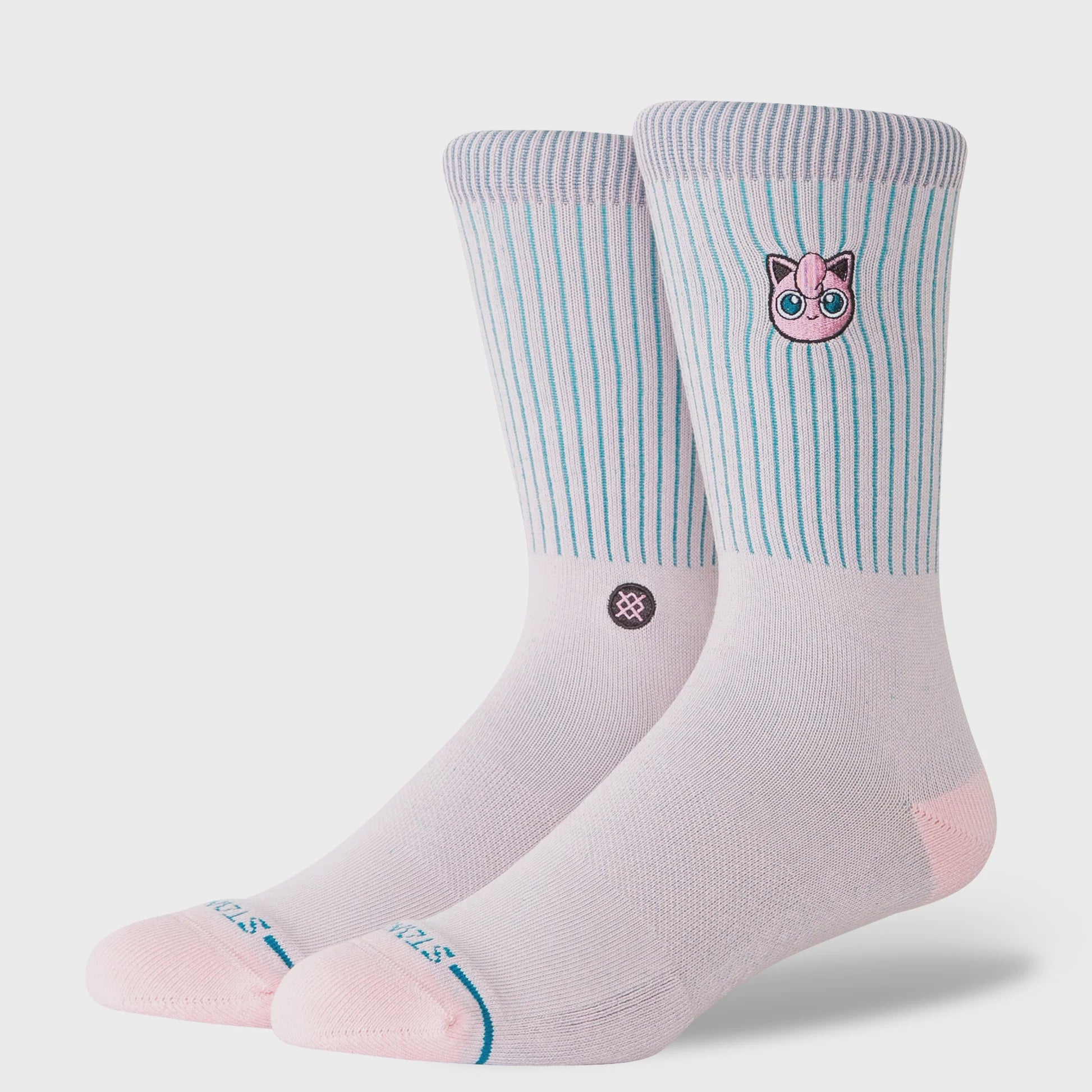 Stance Jigglypuff Crew Sock - Pink