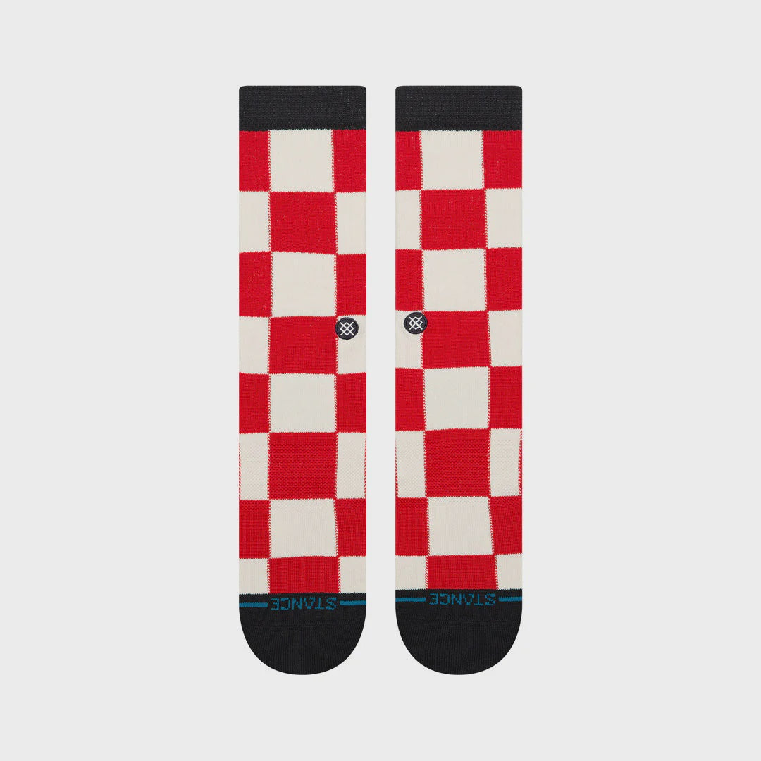 Stance Chaturanga Crew Sock - Red