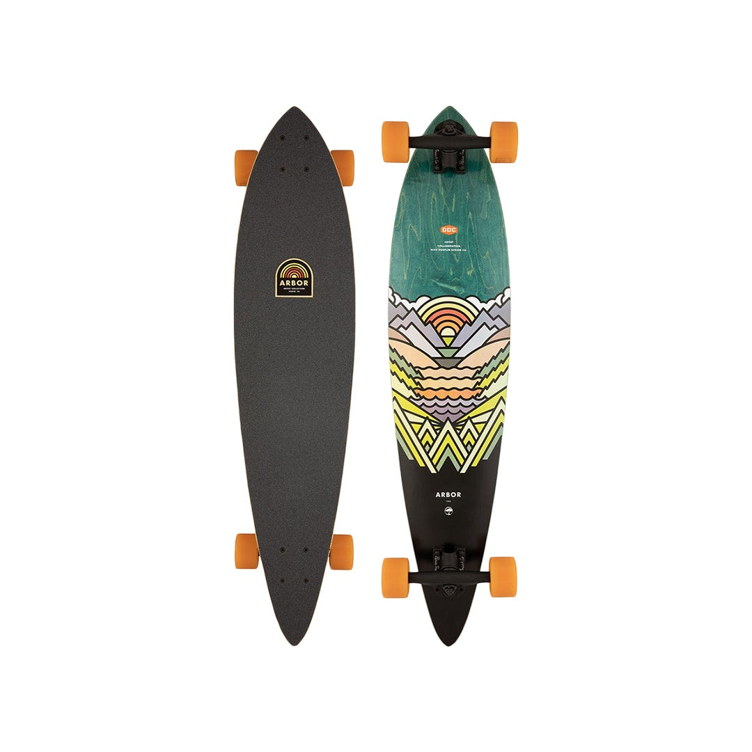 Arbor Pintail Artist Fish 37" Longboard Complete