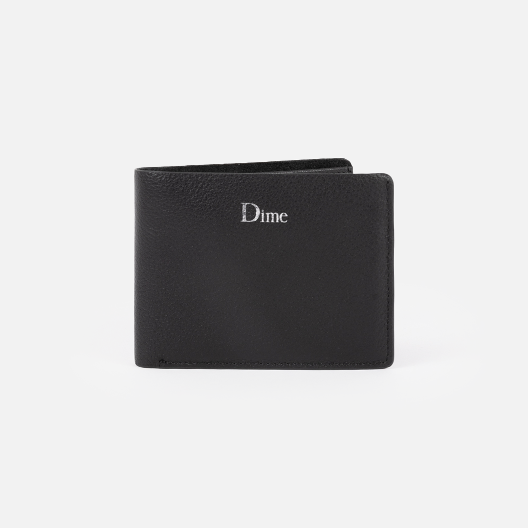 Dime Classic Leather Wallet - Black