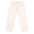 Dime Relaxed Denim Pants - Warm White
