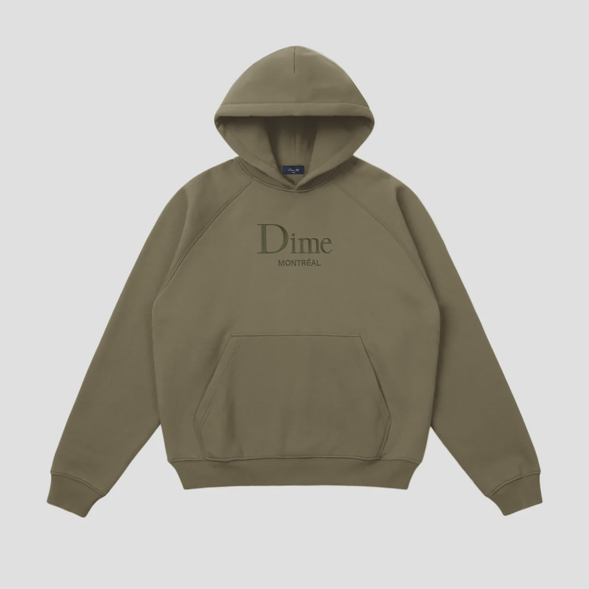 Dime Classic Mtl Hooded Sweater - Ivy Green
