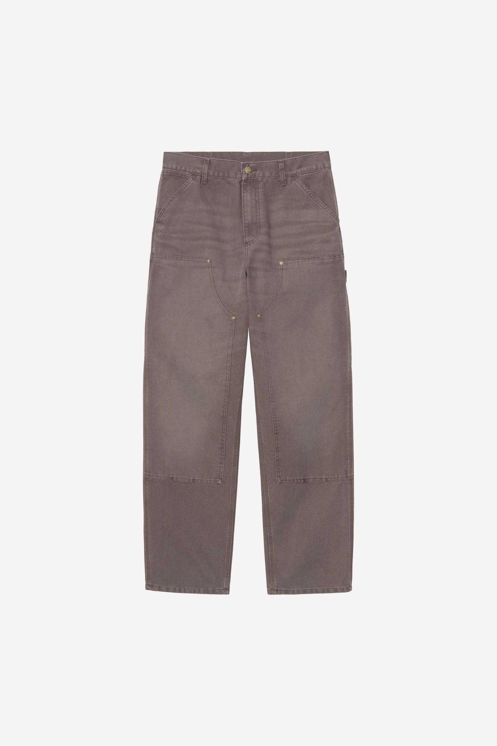 Carhartt WIP Double Knee Canvas Pant - Shale