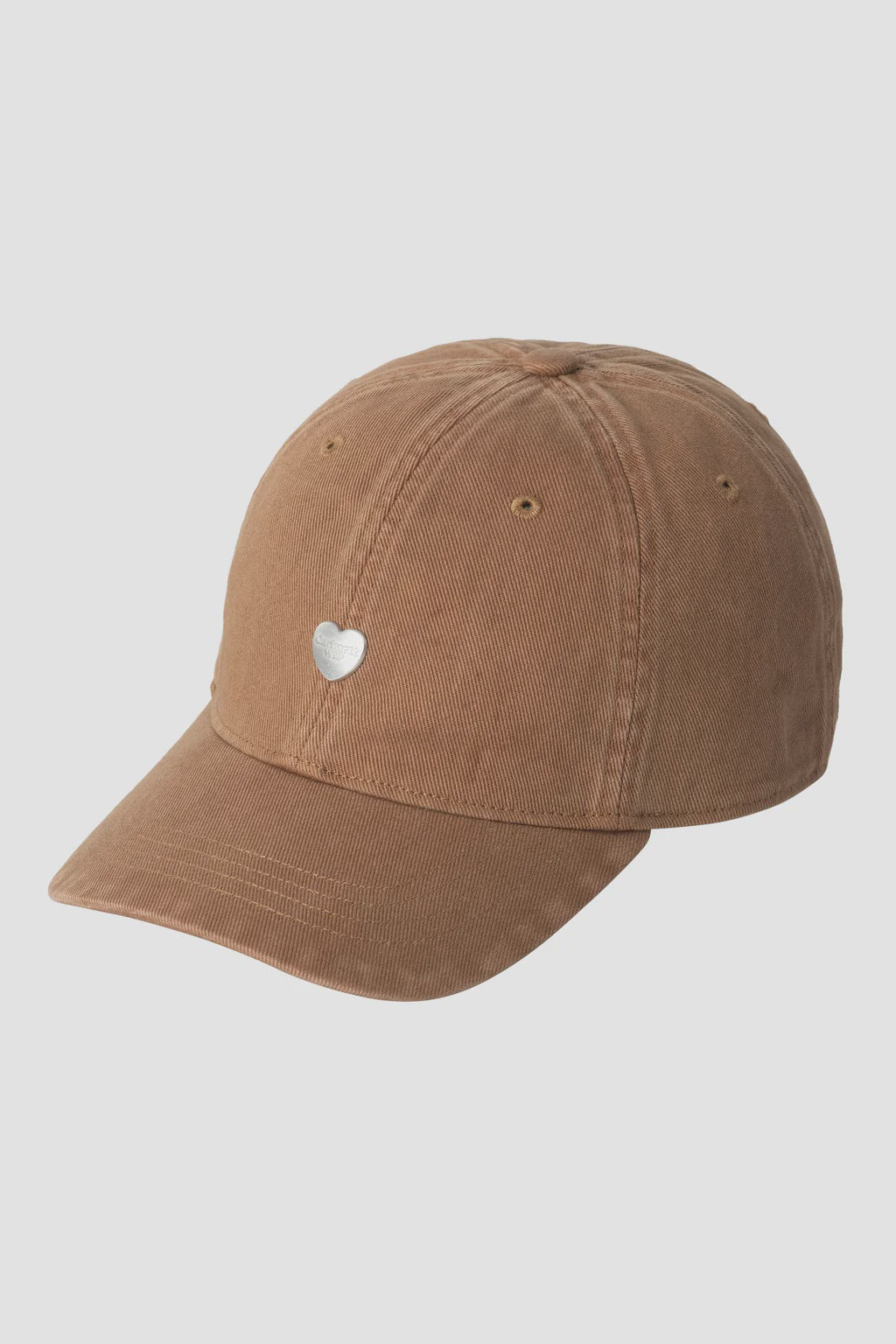 Carhartt WIP Metal Heart Cap - Hamilton Brown/Silver