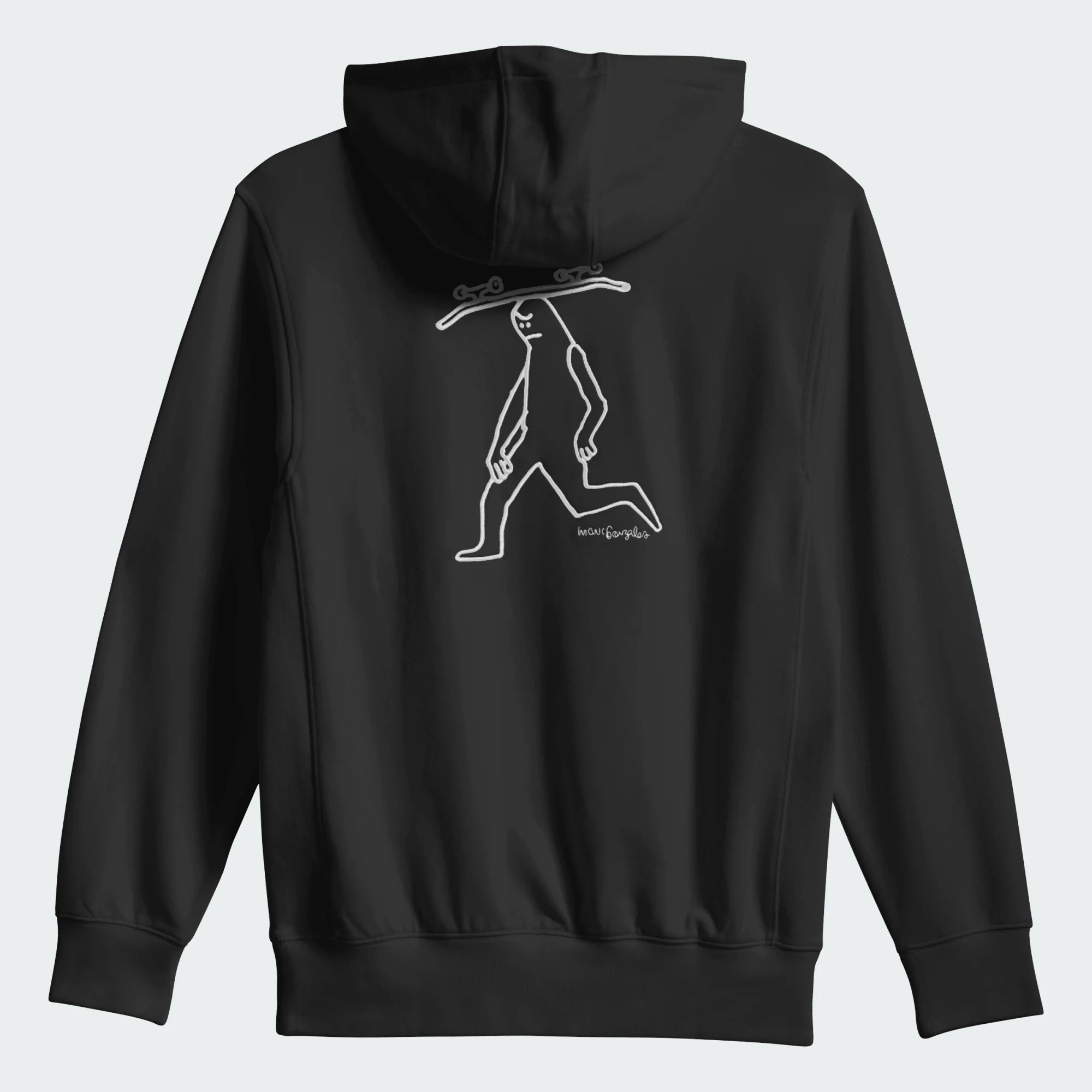 Adidas Gonz Head Hooded Sweater - Black/Ivy