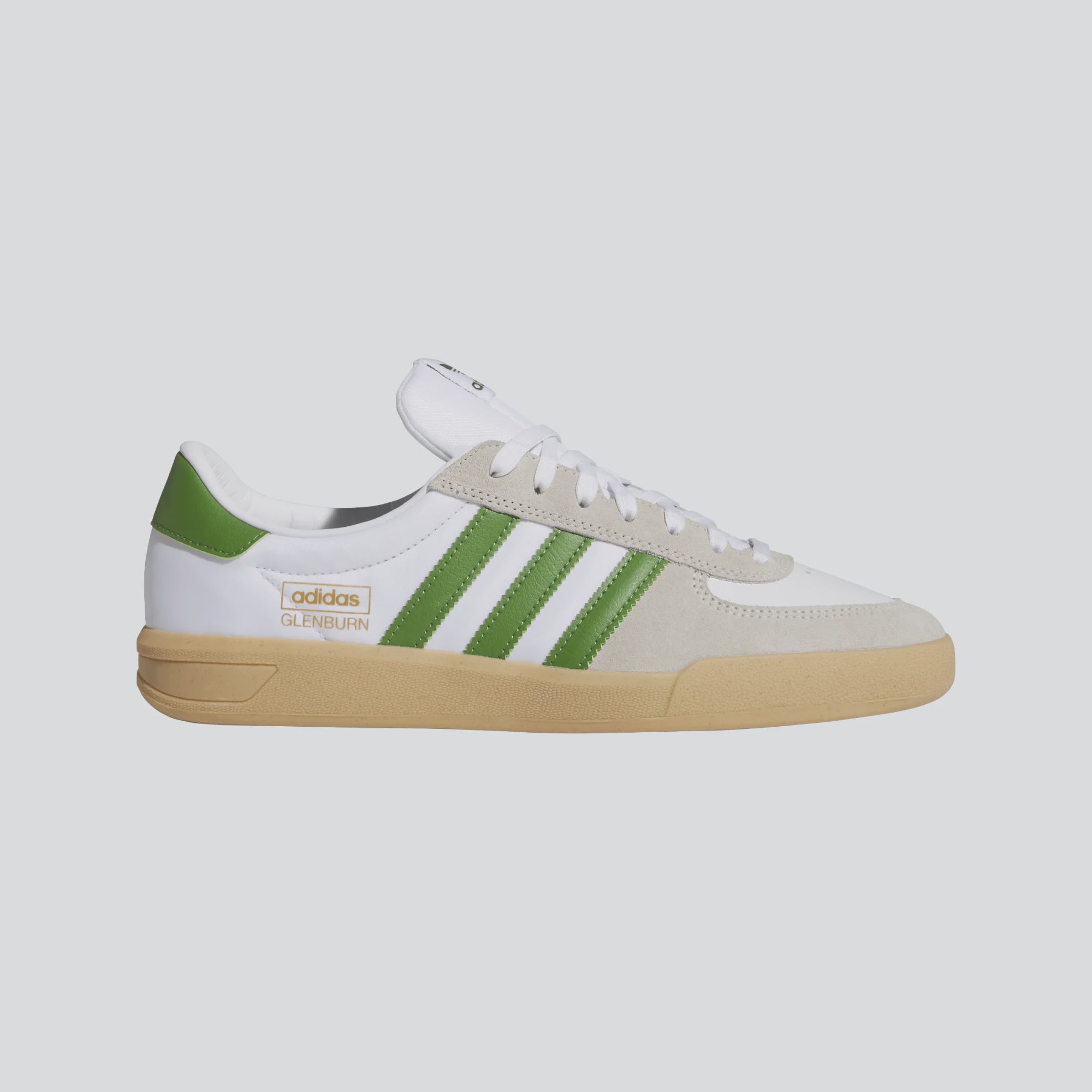 Adidas Glenburn Shoe - White/Green/Gum