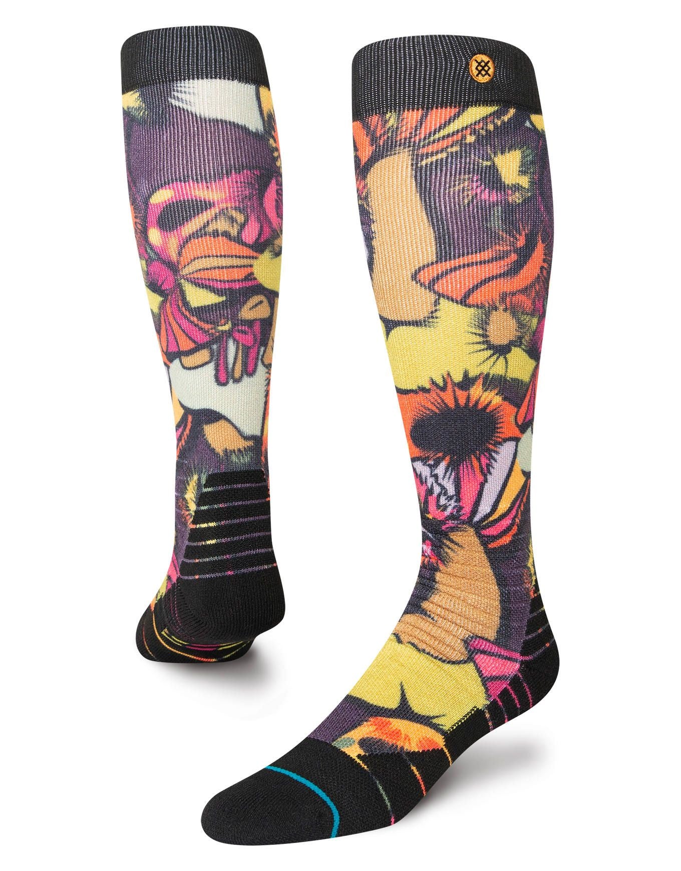 Stance Mushies Snow Sock - Maroon