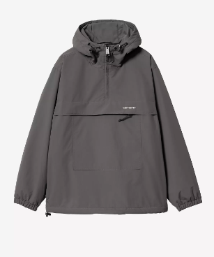 Carhartt WIP Windbreaker Pullover (Winter) - Graphite/White