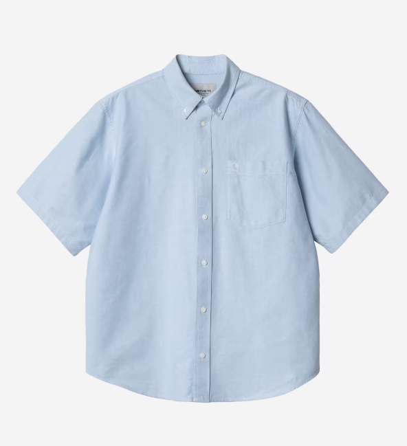 Carhartt WIP Braxton Button Up Shirt - Bleach/Wax