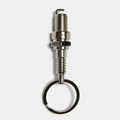 Huf Spark It Up Keychain - Silver