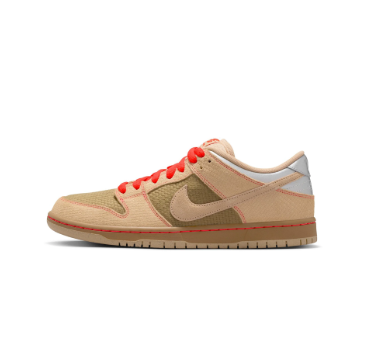 Nike SB Dunk Low Pro Shoe - Canvas/Vachetta Tan/Parachute Beige