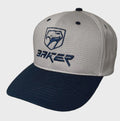Baker Viper Snapback Cap - Grey/Navy