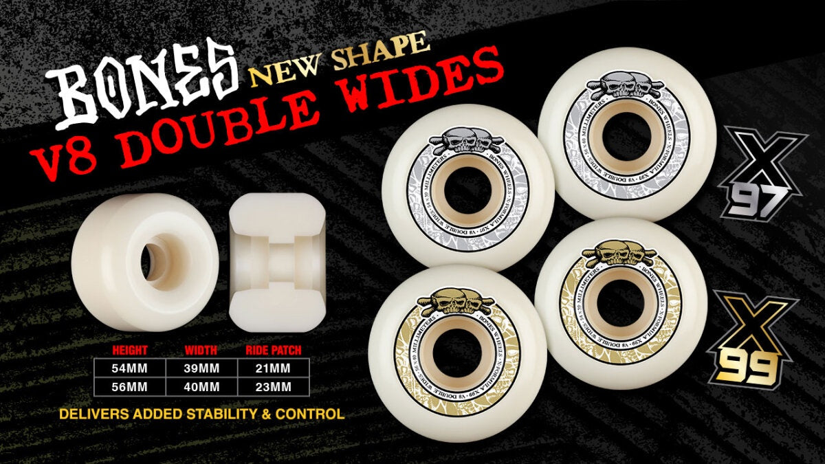 Bones XF 97A V8 Double Widecut Wheels