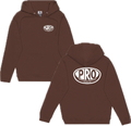 Pro Skates Classic Proval Hooded Sweater - Cocoa/White