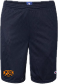 Pro Skates Proval Mesh Shorts - Navy/Orange