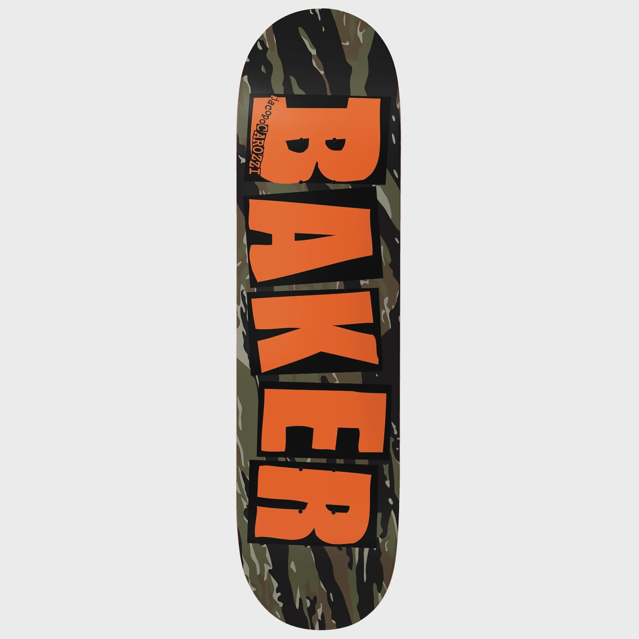 Baker JC Brand Logo Tiger Camo Deck