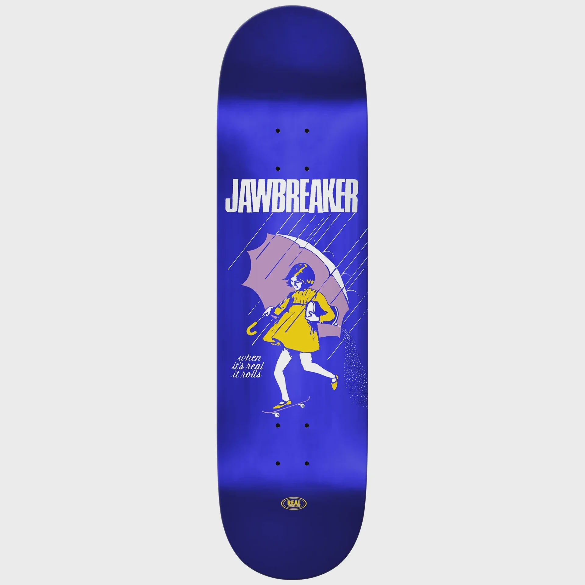 Real Team Jawbreaker Deck - Blue Foil