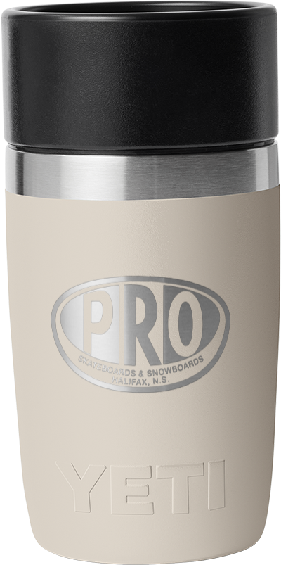 Yeti x Pro Skates Rambler Travel Bottle 8oz/Commuter Cap - Cape Taupe