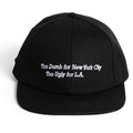Girl Too Dumb 6 Panel Cap - Black