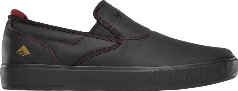 Emerica Wino G6 Slip-On Shoe - Black/Red (Dakota Servold)