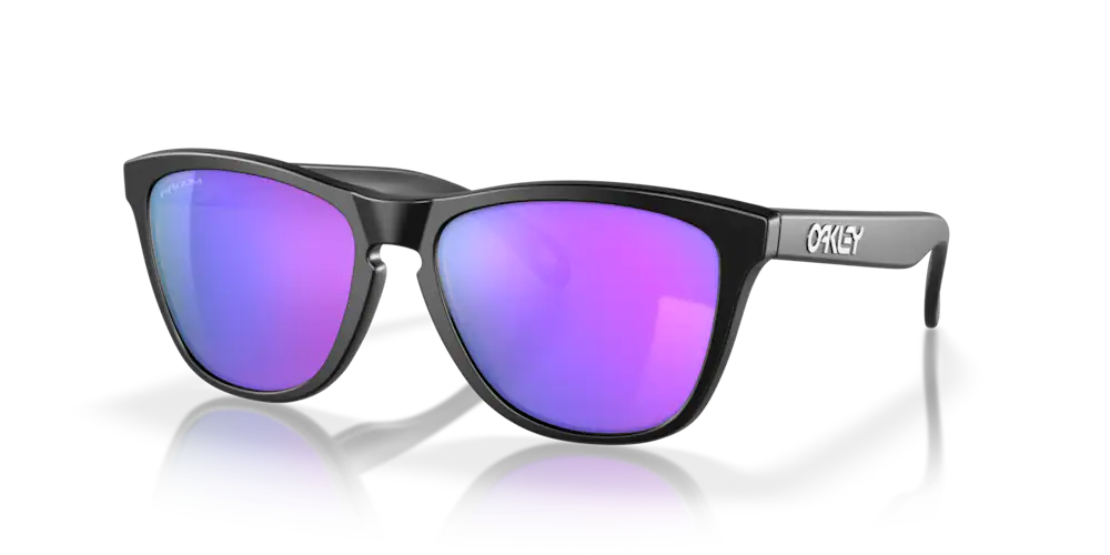 Oakley Frogskins Sunglasses - Matte Black/Violet