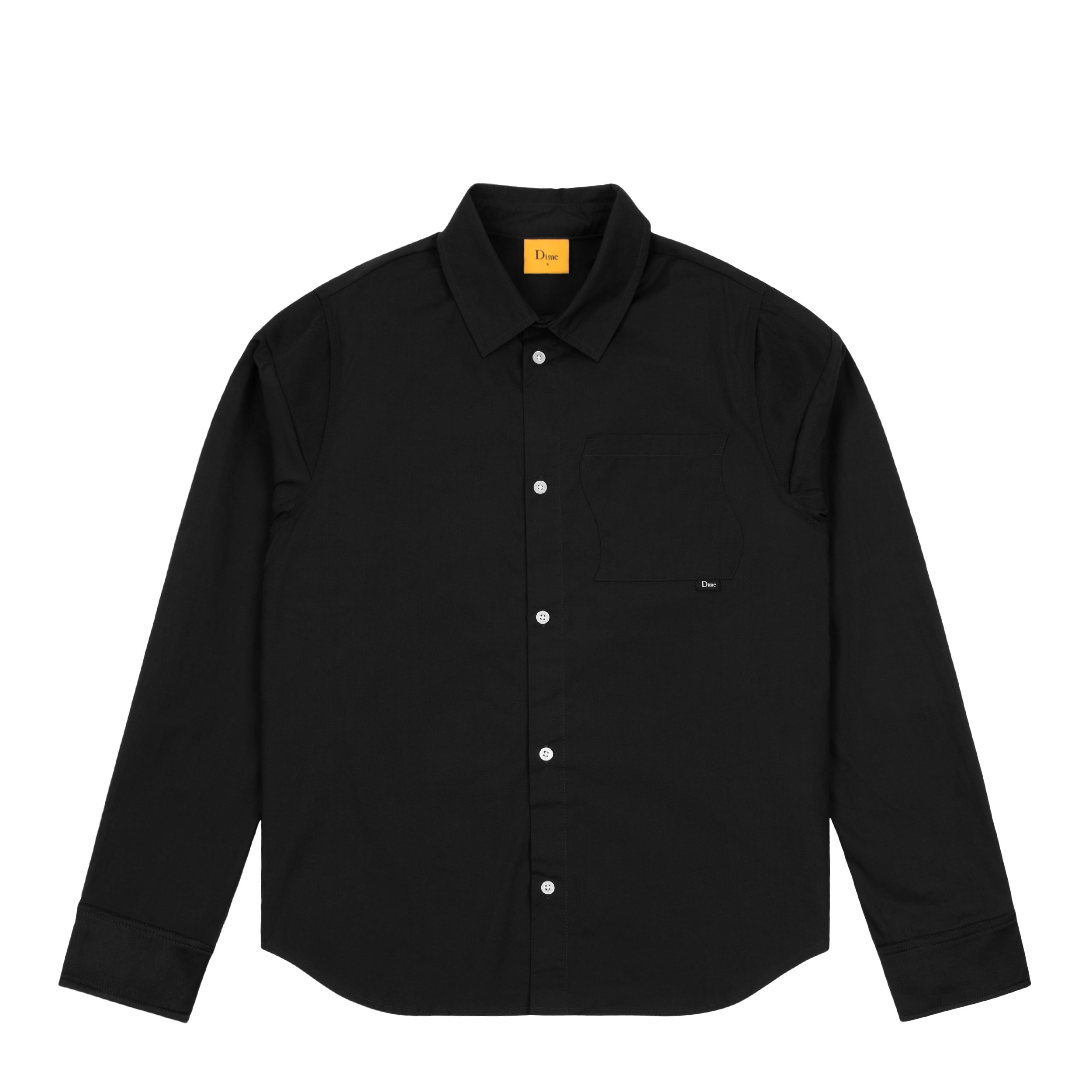 Dime Button Up Shirt - Black