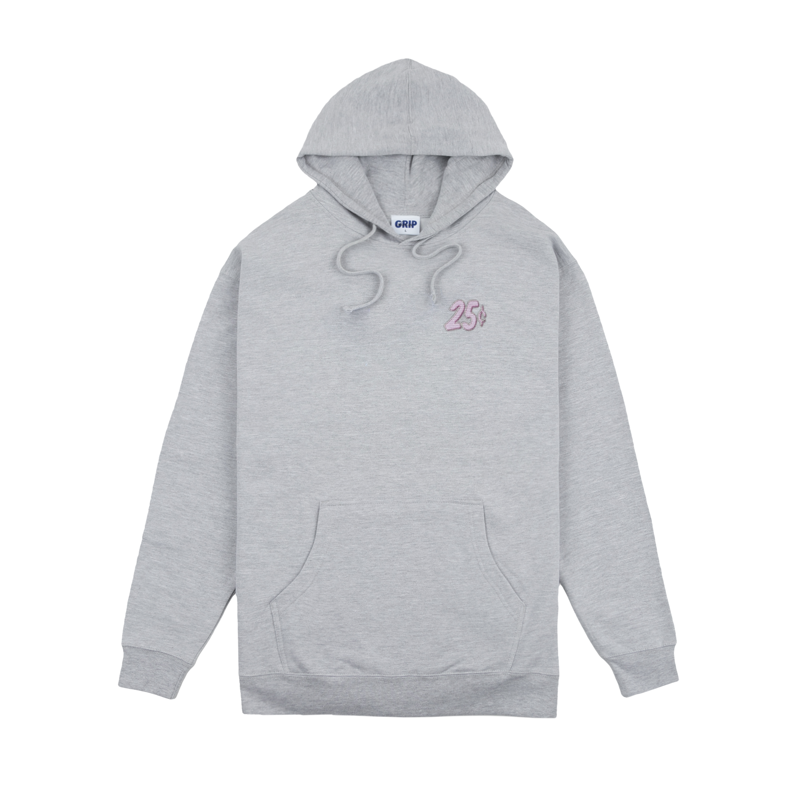 Classic Grip x QSnacks Buss Down Hooded Sweater - Grey
