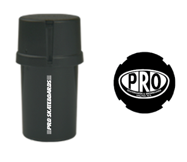 Pro Skates Banner 40 Dram Medtainer - Black/White
