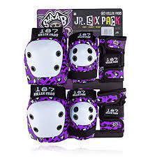 187 Junior Six Pack Pad Set - Staab Purple